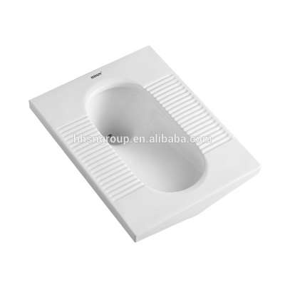 HHSN X552003A White ceramic squating pan for public toilet