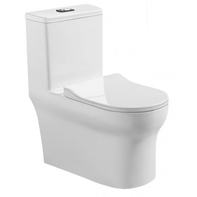 HHSN One piece w.c pan ceramic bathroom toilet